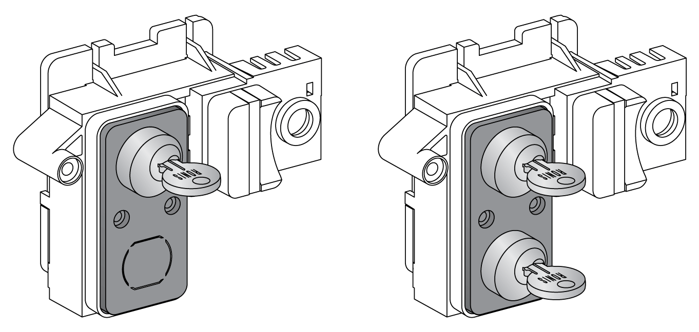 Locking the Device in Open Position with Keylocks