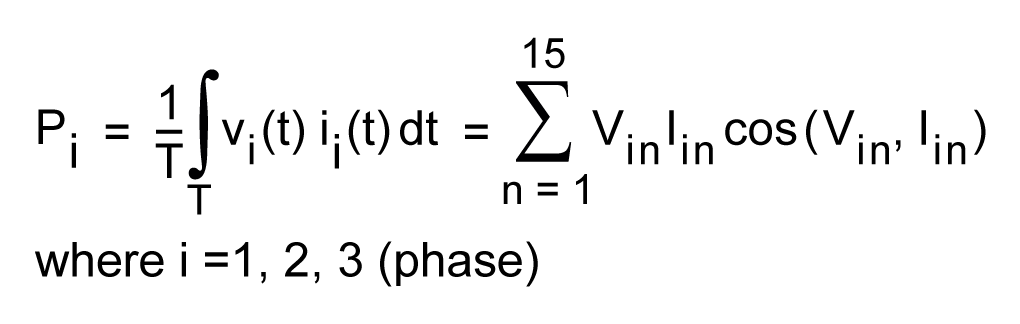 What is the rated power? formula for calculating active power