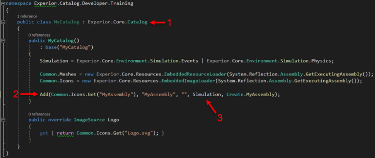 Experior.core.catalog