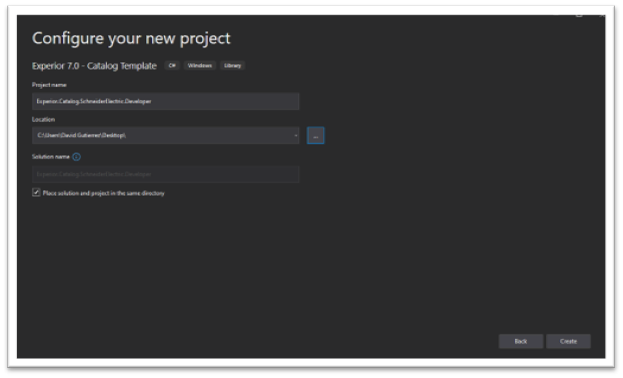 project configuaration