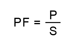 Power factor (PF)